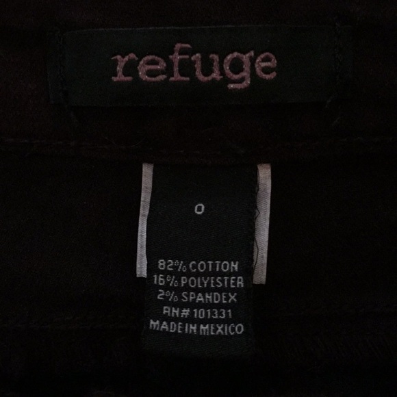 high wasted maroon denim  shorts - Picture 5 of 5